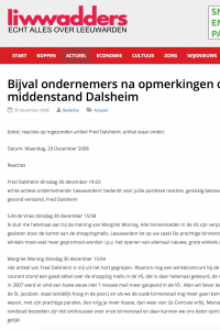 Bijval Dalsheim opmerking Leeuwarden